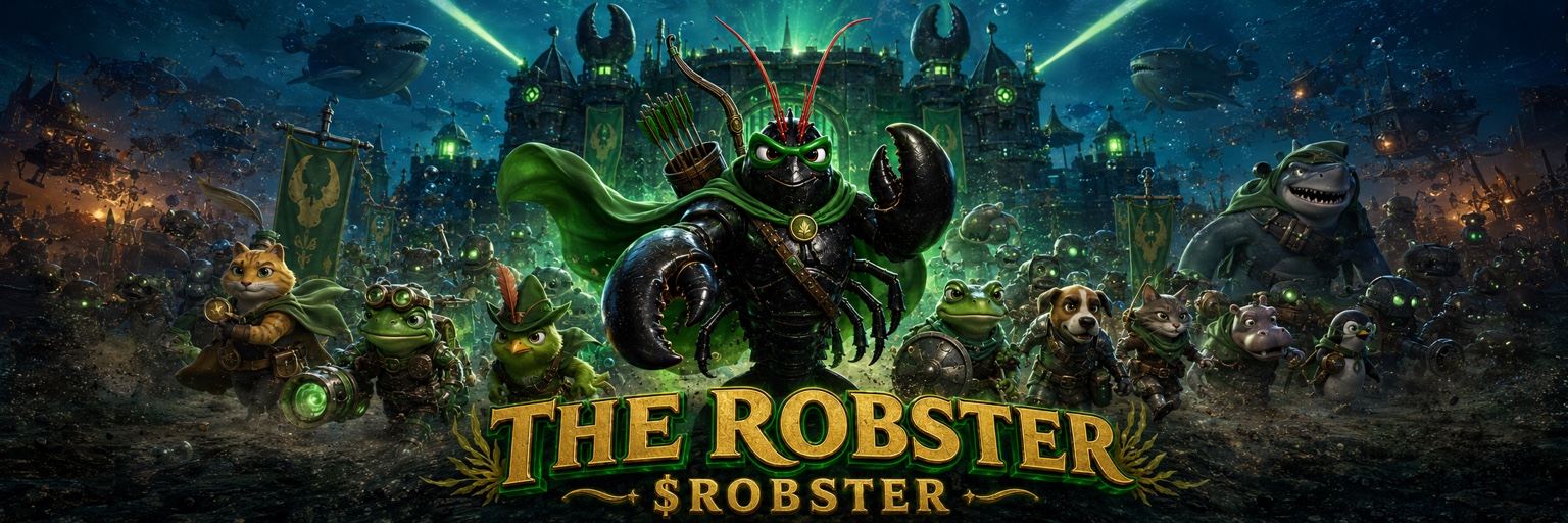 The Robster leading the underwater camp in front of the fort
